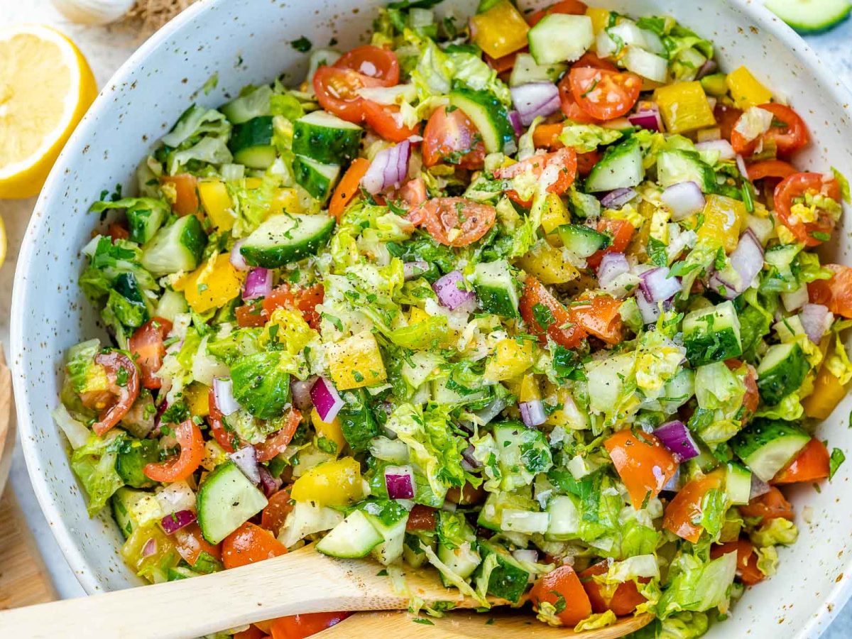 Mediterranean Inspired Chopped Salad