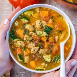 Veggie-Packed Turkey Bean Soup