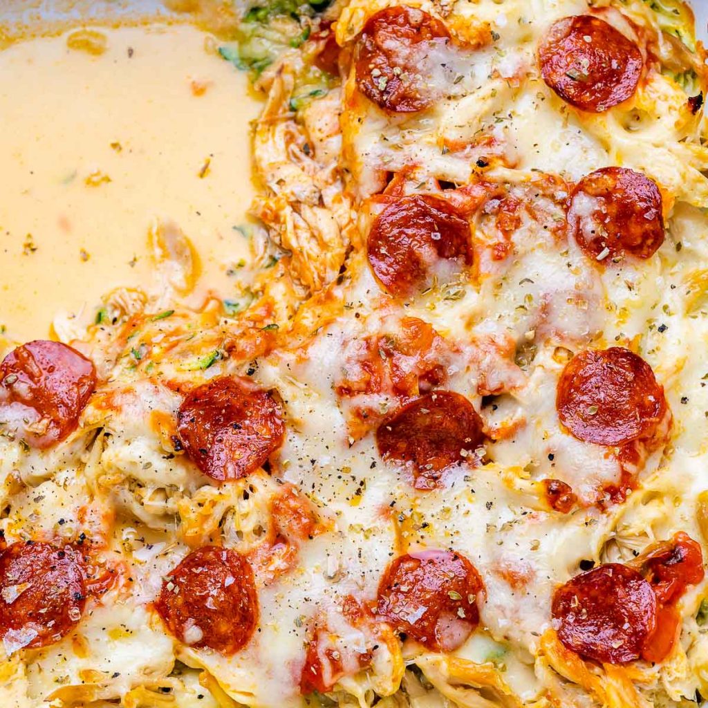 Zucchini Pizza Casserole Clean Food Crush