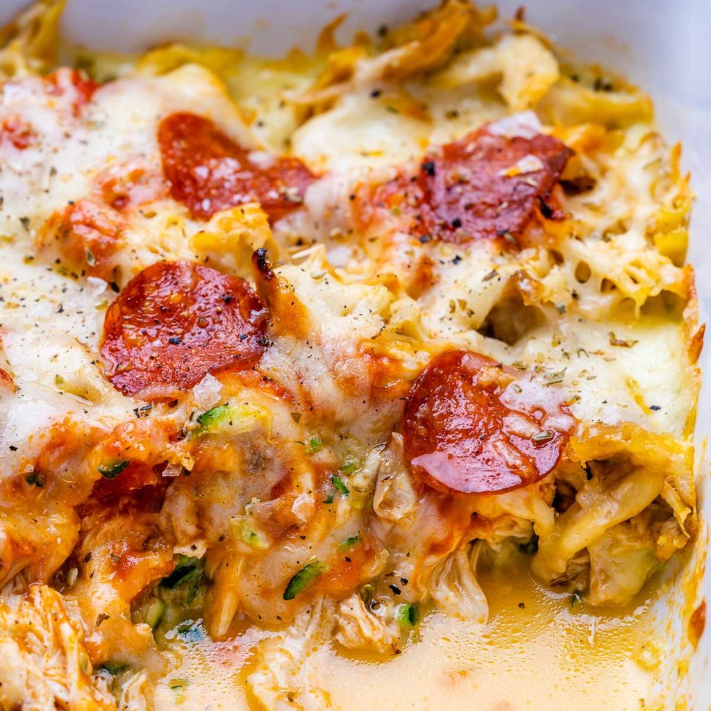 Zucchini Pizza Casserole | Clean Food Crush