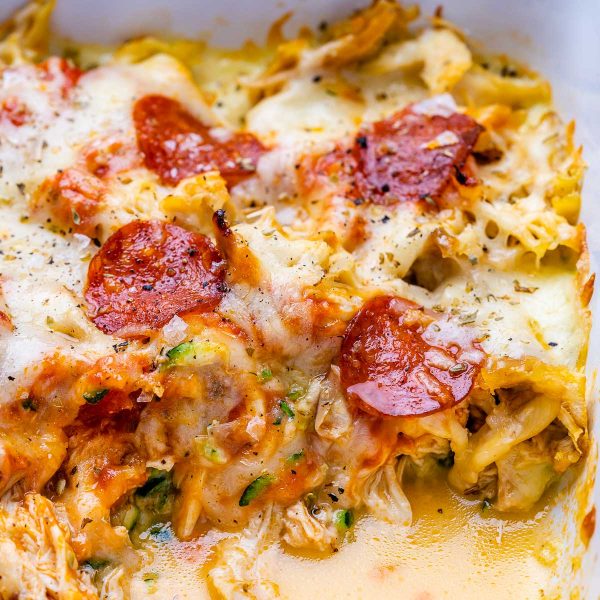 Zucchini Pizza Casserole Clean Food Crush