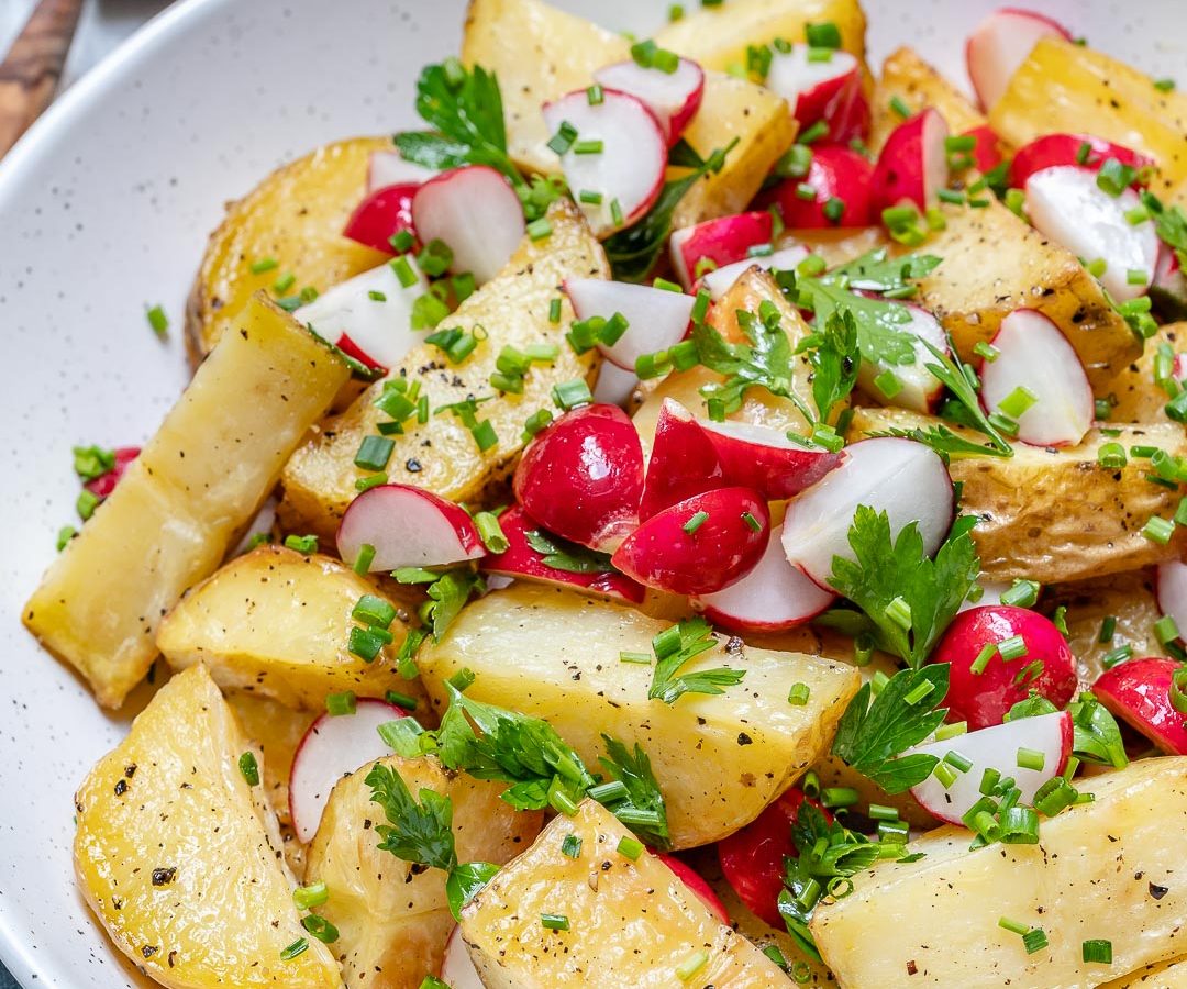 Simple Roasted Potato + Fresh Herb Salad