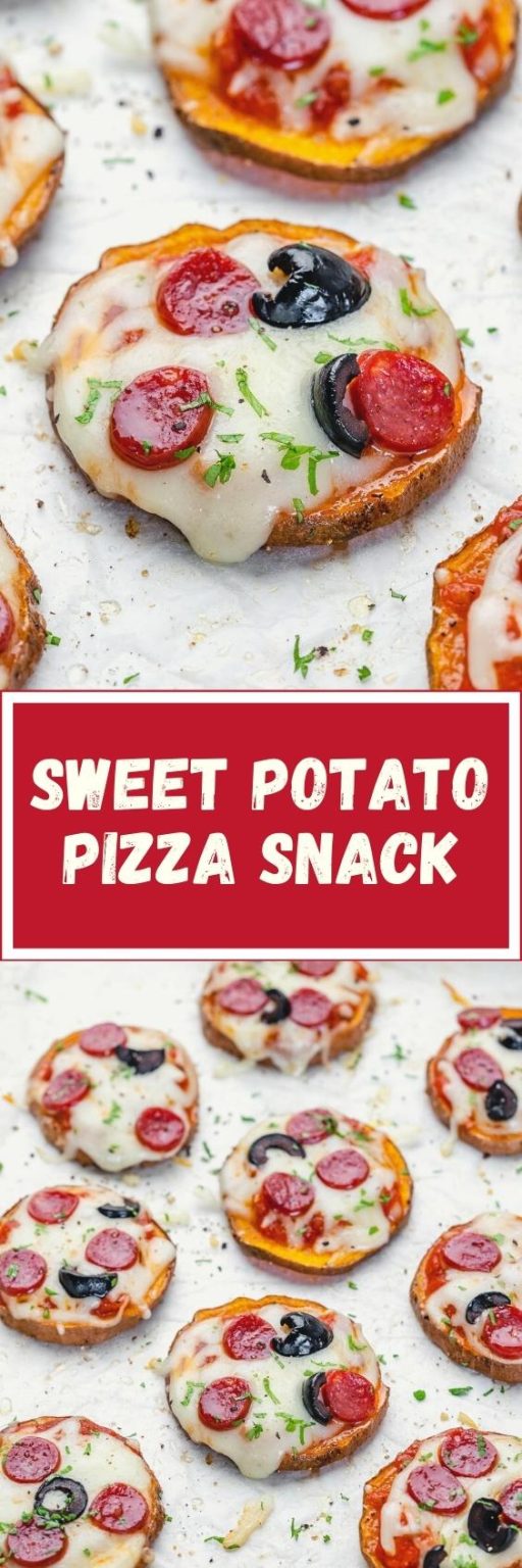 Sweet Potato Pizza Snacks | Clean Food Crush