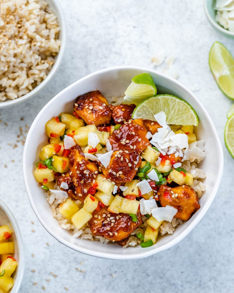 Pineapple Chicken Bowls Clean Food Crush