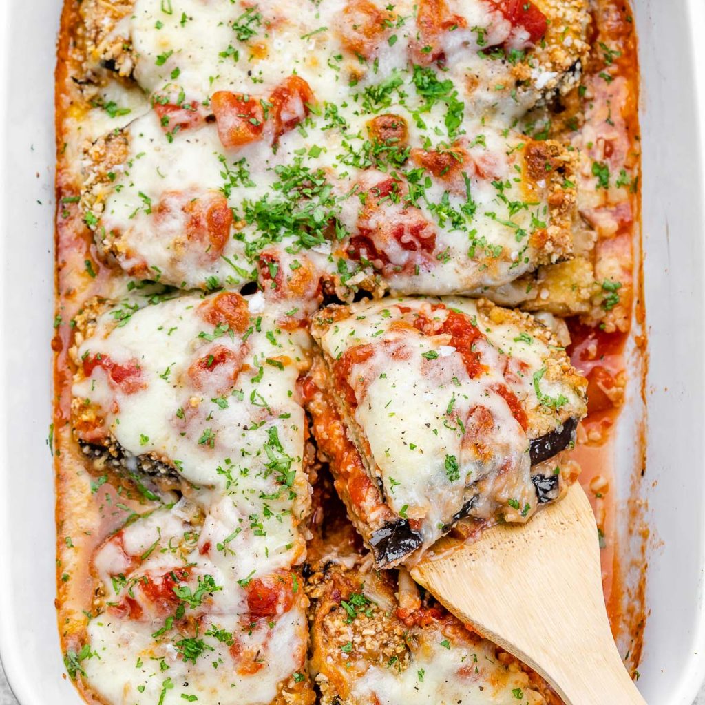 Rachel’s Eggplant Parmesan | Clean Food Crush