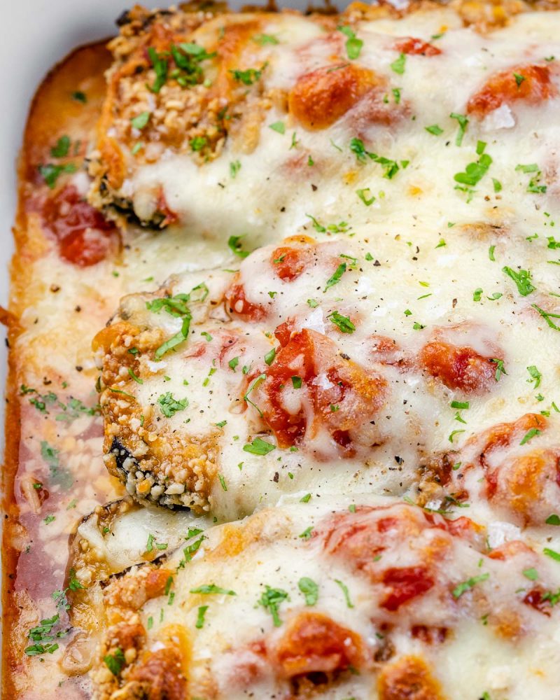 Rachel’s Eggplant Parmesan | Clean Food Crush