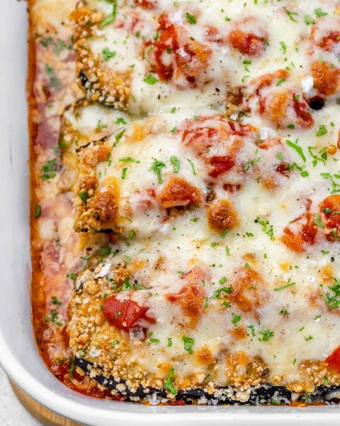 Rachel’s Eggplant Parmesan | Clean Food Crush