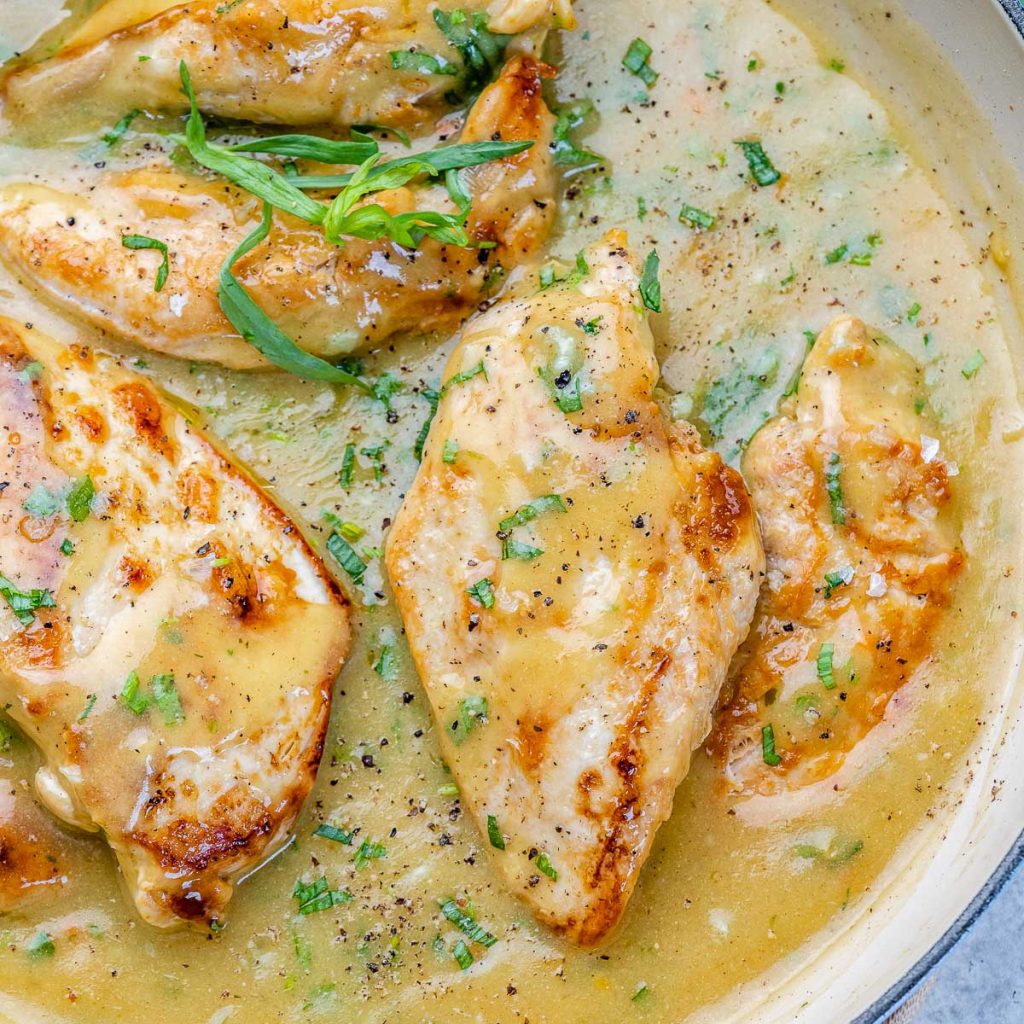 Mustard Tarragon Chicken Skillet | Clean Food Crush