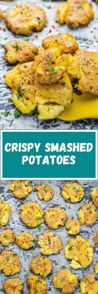 Crispy Smashed Potatoes | Clean Food Crush