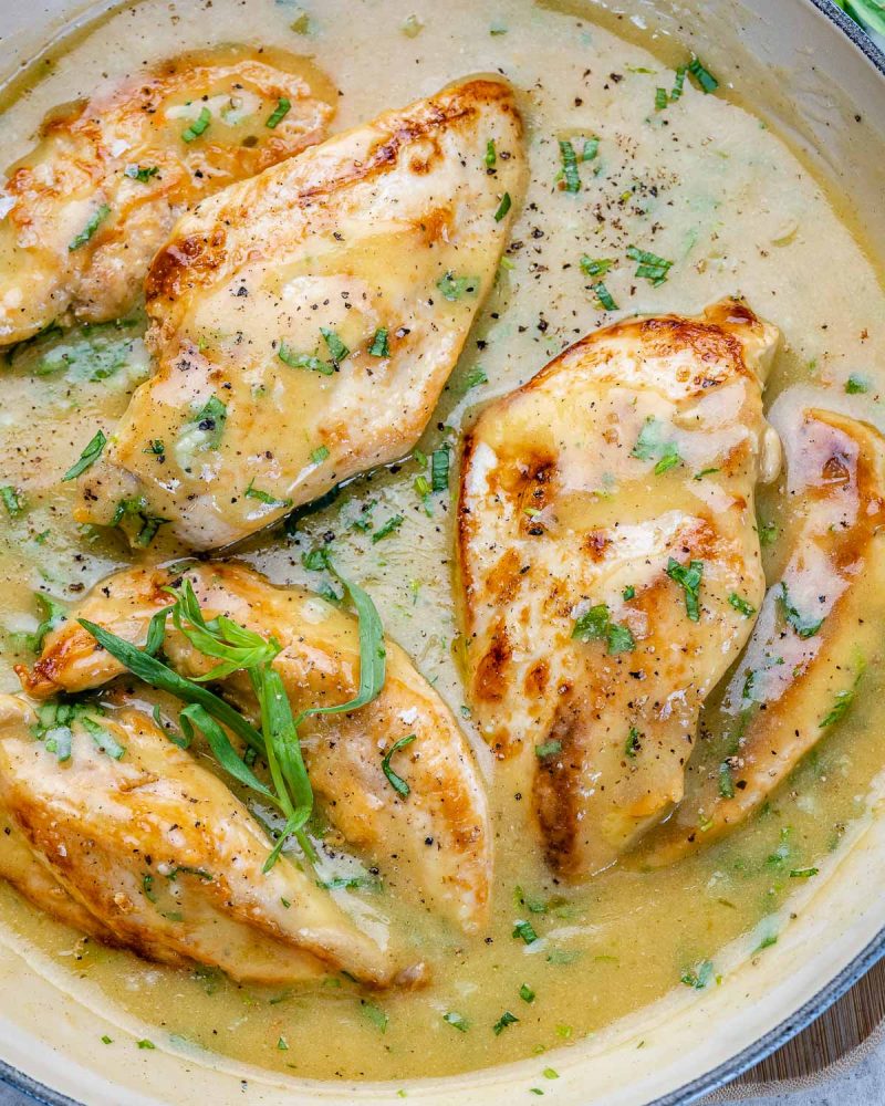 Mustard Tarragon Chicken Skillet | Clean Food Crush