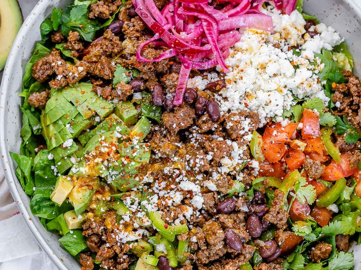 Mexican Salad Bowls by gatherandfeast, Quick & Easy Recipe