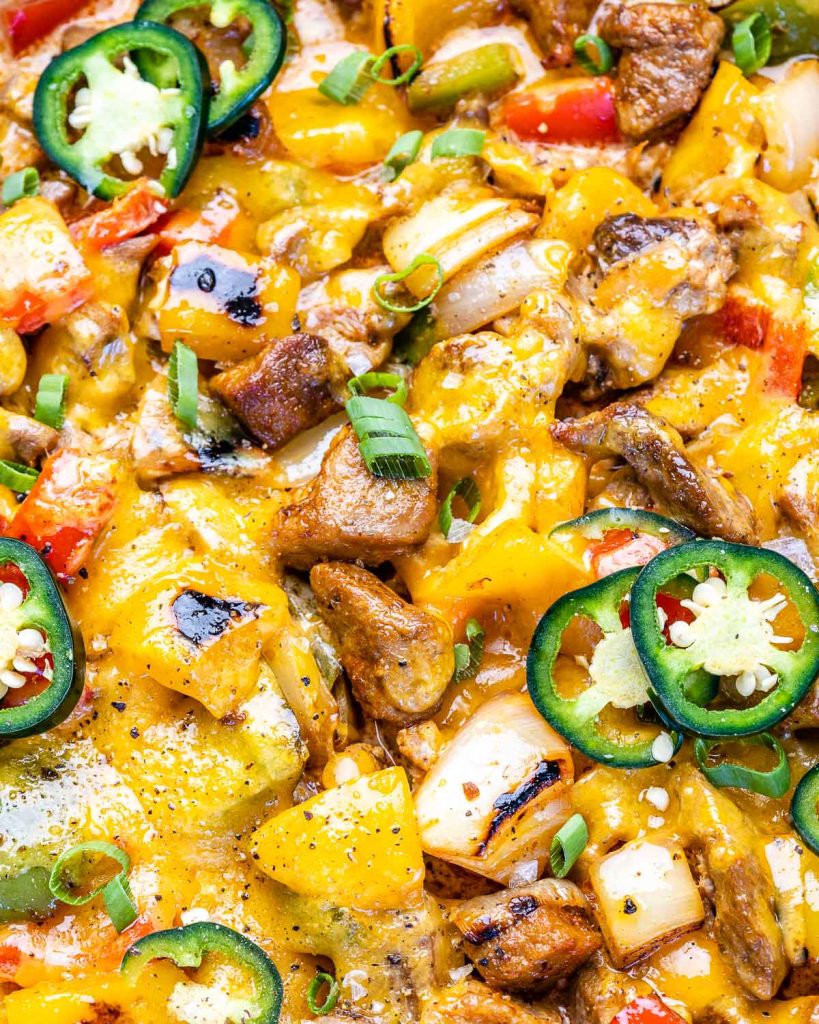 Cheesy Fajita Skillet Clean Food Crush