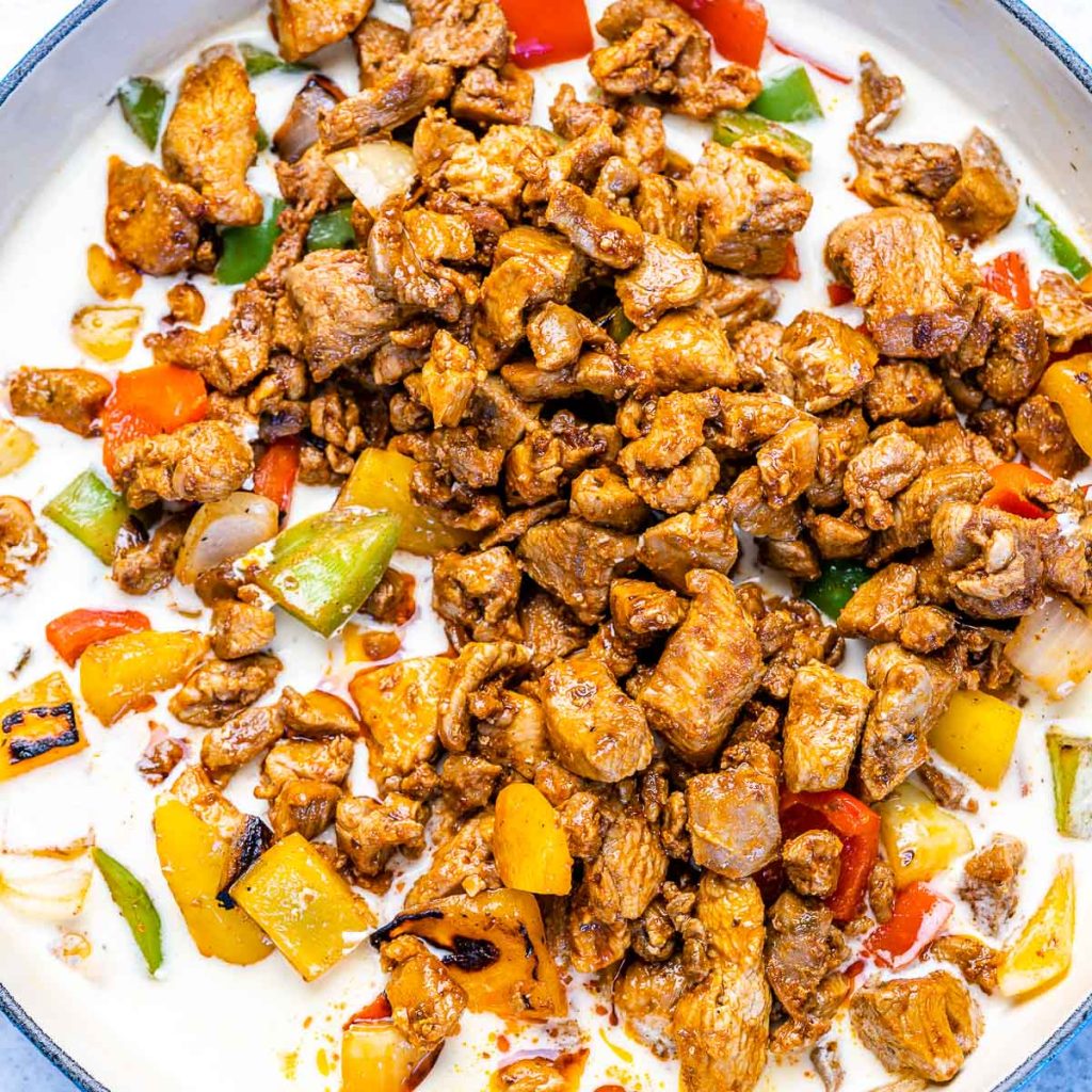 Cheesy Fajita Skillet Clean Food Crush