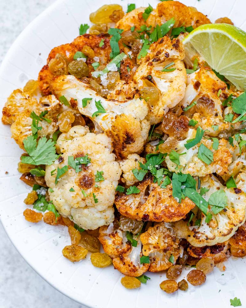 Spiced Roasted Cauliflower | Clean Food Crush