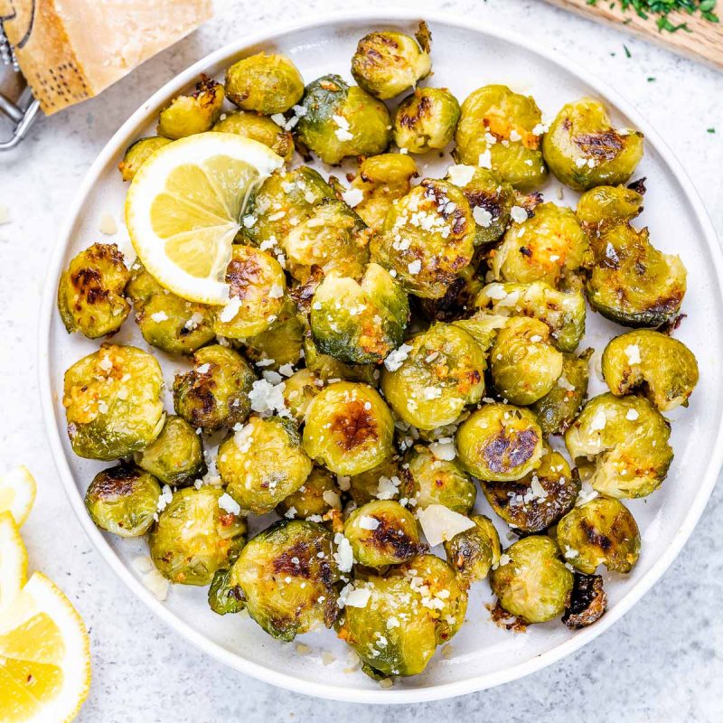 Crispy Smashed Brussels Sprouts | Clean Food Crush