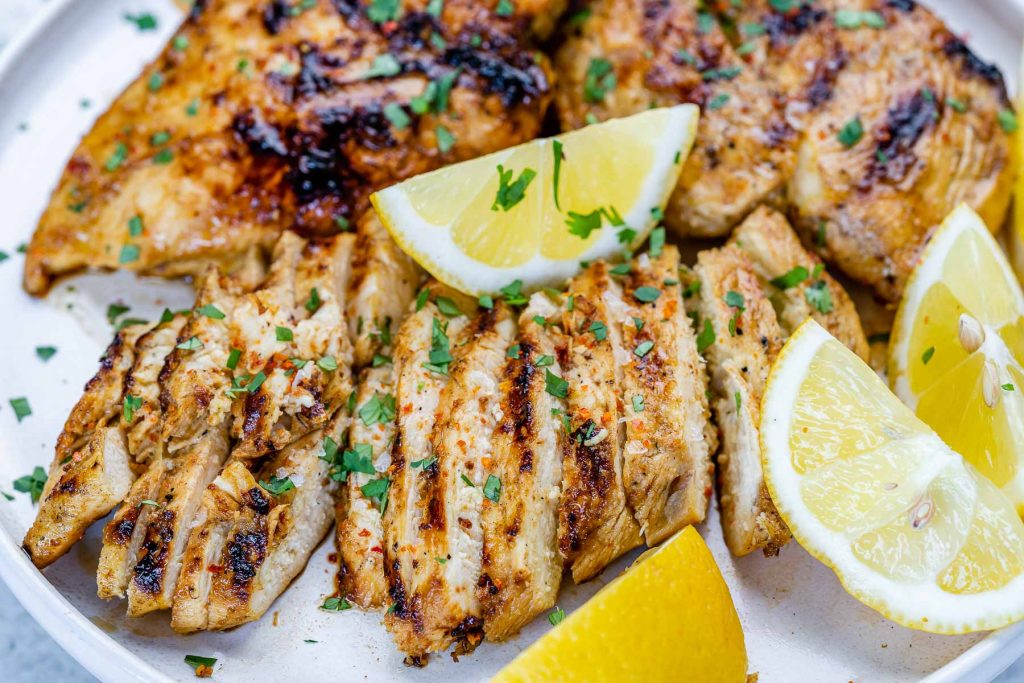 Grilled Juicy Ginger-Lemon Chicken | Clean Food Crush