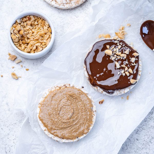 Peanut Butter Rice Cakes | Clean Food Crush