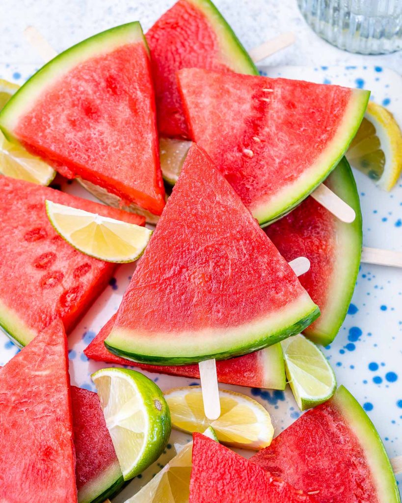 Frozen Watermelon Pops | Clean Food Crush