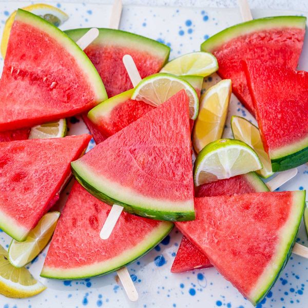 Frozen Watermelon Pops | Clean Food Crush