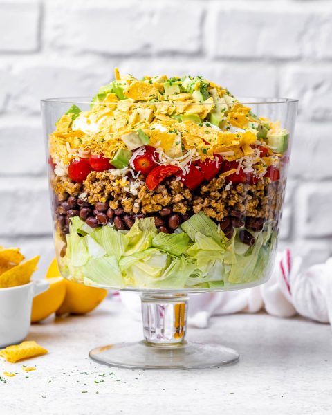 Rachel’s “Fancy” Layered Taco Salad | Clean Food Crush