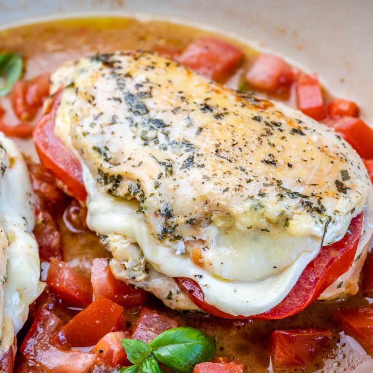 Caprese Stuffed Chicken Breasts Clean Food Crush