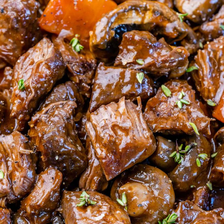 Braised Beef & Mushrooms Clean Food Crush