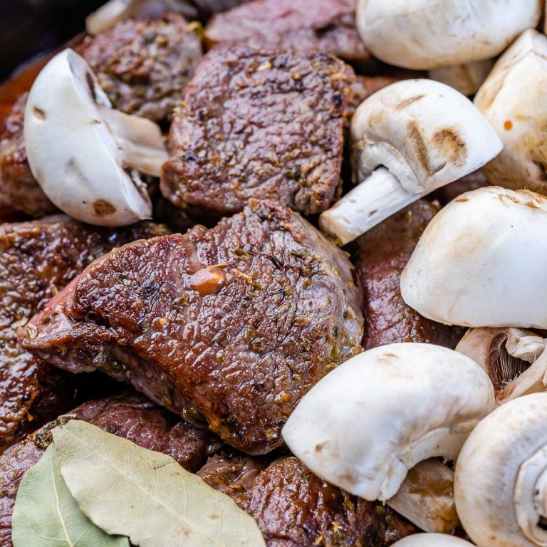 Braised Beef & Mushrooms Clean Food Crush