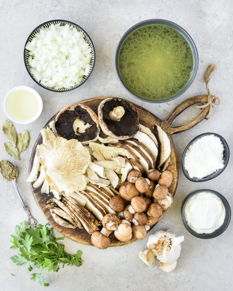 Creamy Mushroom Soup | Clean Food Crush