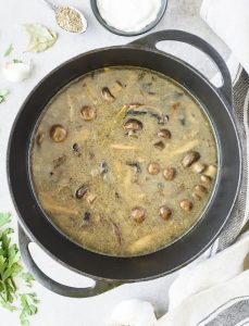 Creamy Mushroom Soup | Clean Food Crush