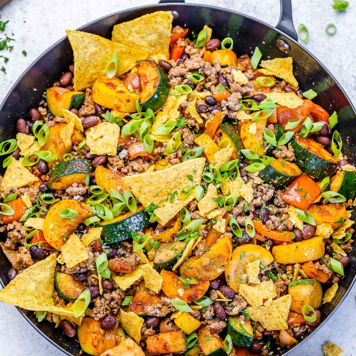 Mexican-Inspired Beef & Veggie Skillet