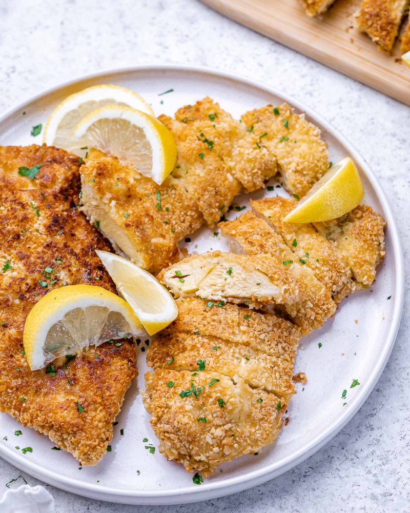 Parmesan Crusted Chicken | Clean Food Crush