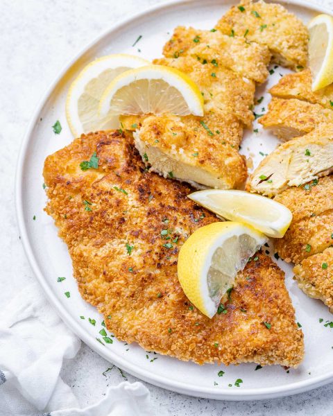 Parmesan Crusted Chicken | Clean Food Crush