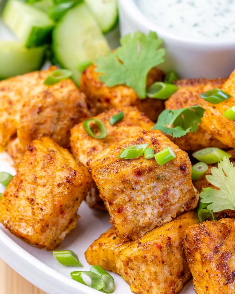 Roasted Salmon Bites Clean Food Crush