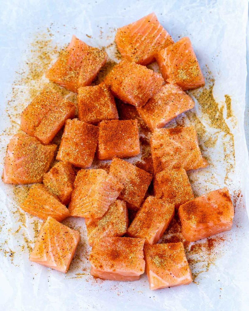 Roasted Salmon Bites Clean Food Crush