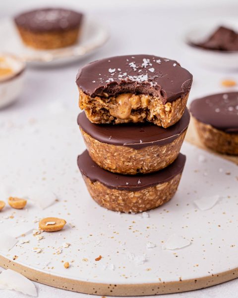 Chocolate Peanut Butter Oat Cups 