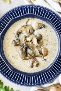 Creamy Mushroom Soup | Clean Food Crush