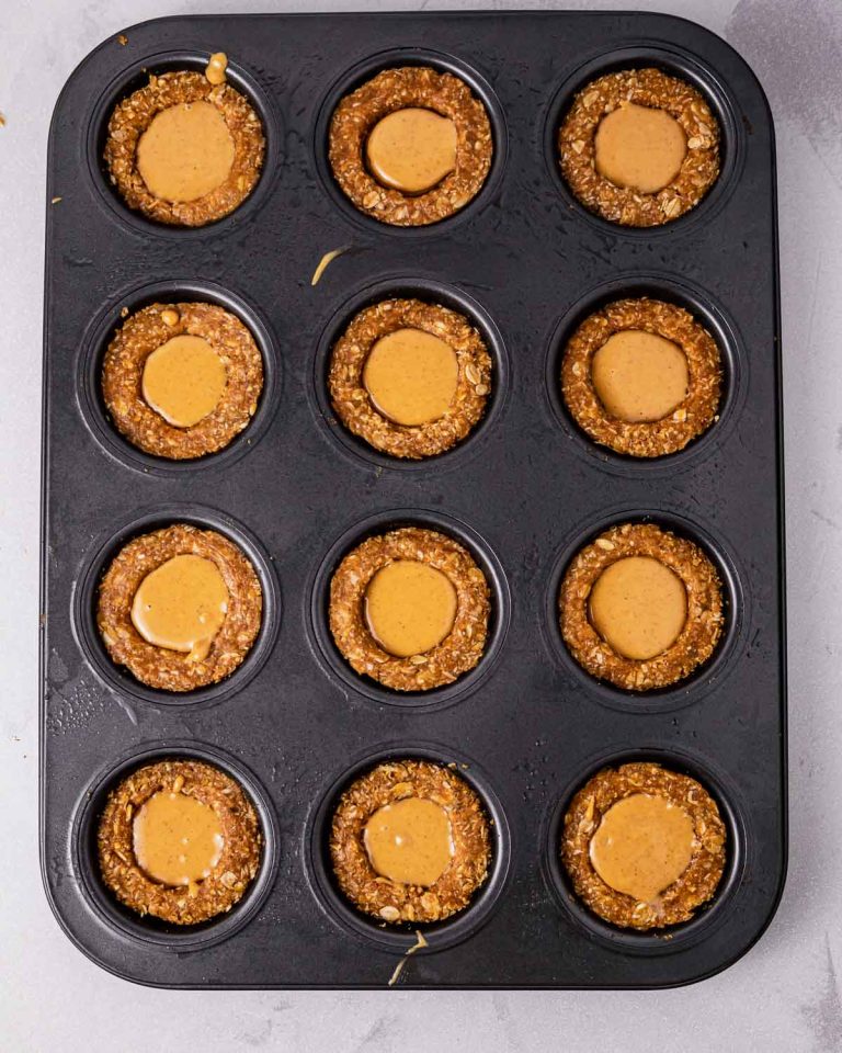 Chocolate Peanut Butter Oat Cups | Clean Food Crush