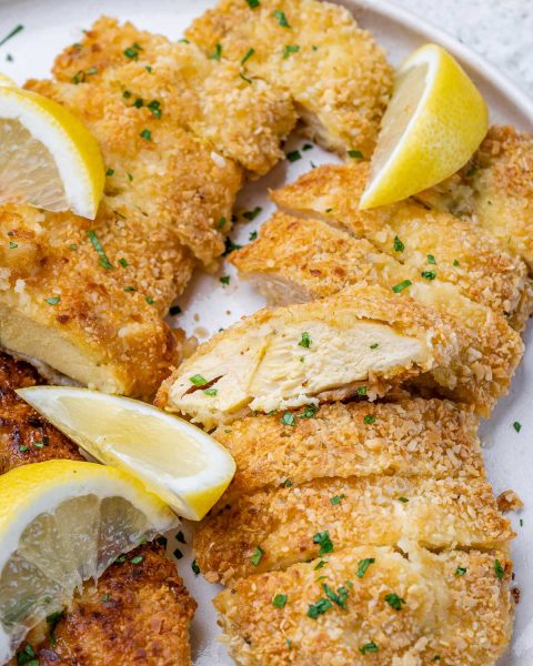 Parmesan Crusted Chicken | Clean Food Crush