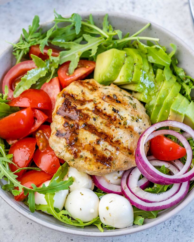 VIDEO Mediterranean Inspired Burger Bowls Clean Food Crush video-mediterranean-inspired-burger-bowls-clean-food-crush