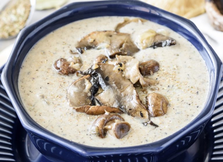 Creamy Mushroom Soup | Clean Food Crush