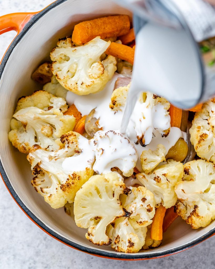 Roasted Cauliflower + Carrot Soup Clean Food Crush