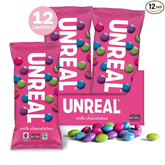 Unreal - Dark Chocolate Peanut Gems, 1.5oz – Vegan Essentials