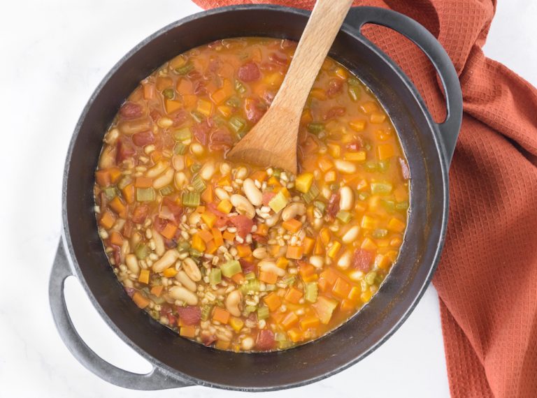White Bean + Barley Stew Clean Food Crush