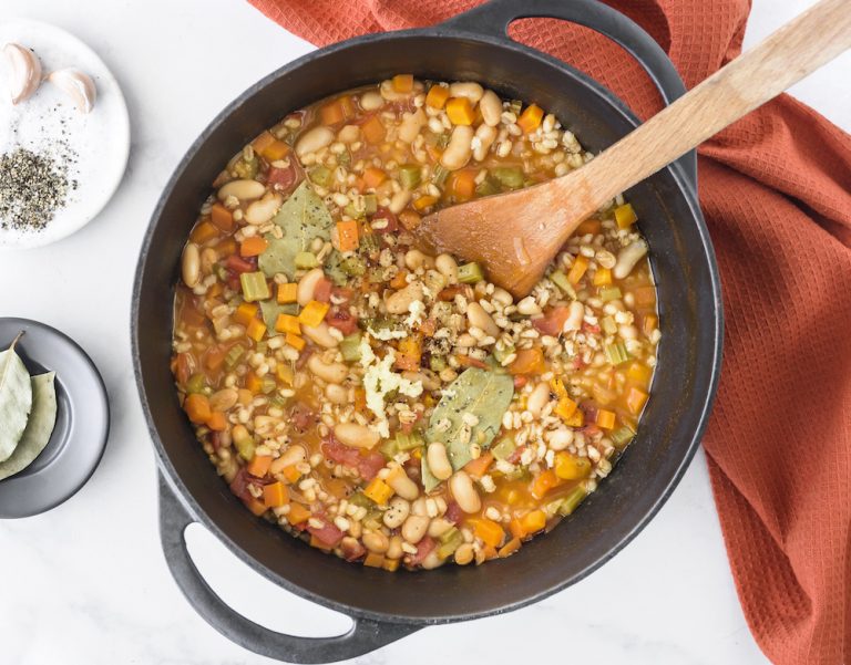 White Bean + Barley Stew Clean Food Crush