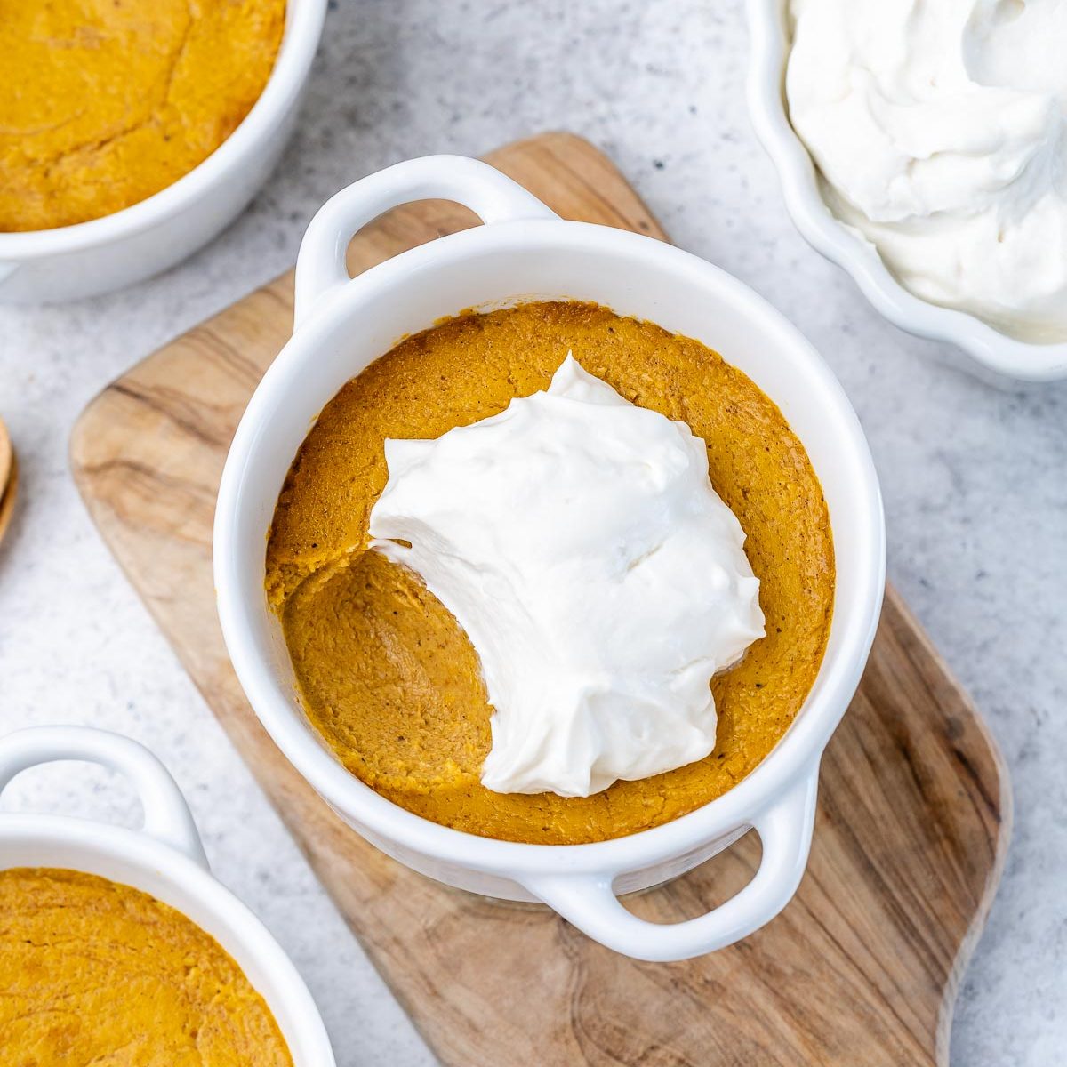 Mini Crustless Pumpkin Pies-image
