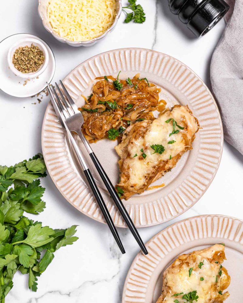 French OnionChicken Skillet Clean Food Crush