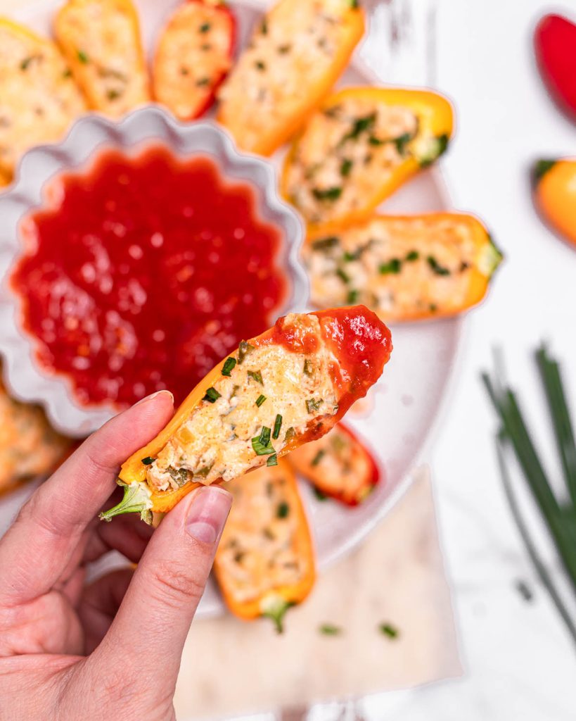 Cheese Stuffed Mini Sweet Peppers Clean Food Crush