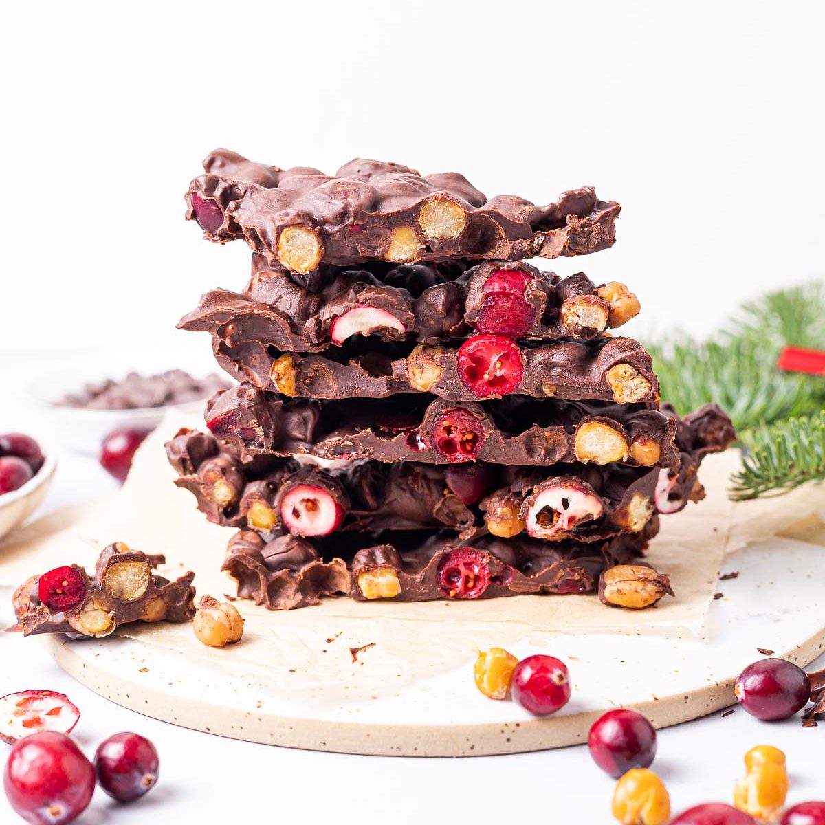 Cranberry & Chickpea Bark-image