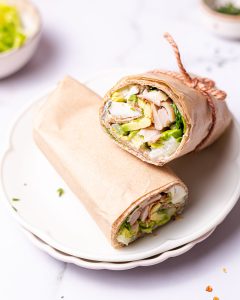 Leftover Turkey Cobb Salad Wraps 