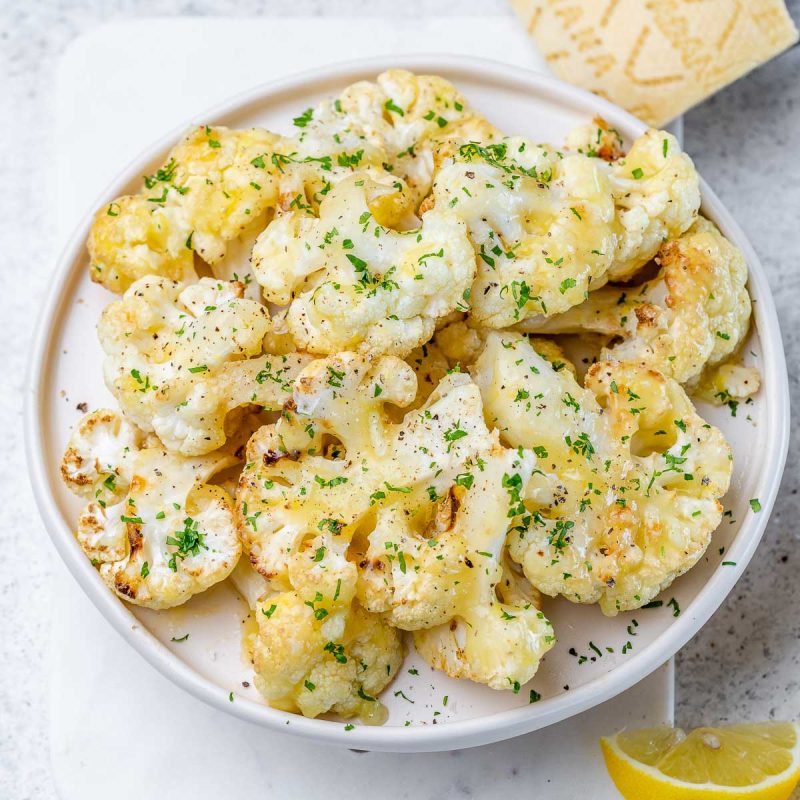 [VIDEO] Lemony Baked Cauliflower | Clean Food Crush